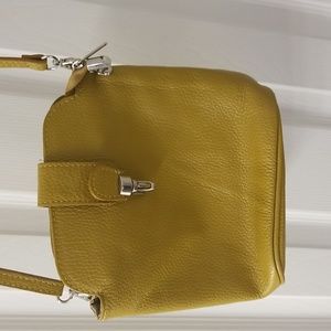 Leather crossbody Moda in Pelle